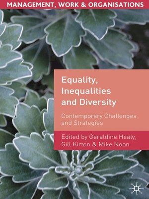 cover image of Equality, Inequalities and Diversity
